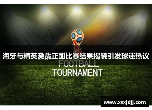海牙与精英激战正酣比赛结果揭晓引发球迷热议