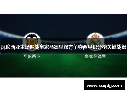 瓦伦西亚主场迎战皇家马德里双方争夺西甲积分榜关键战役